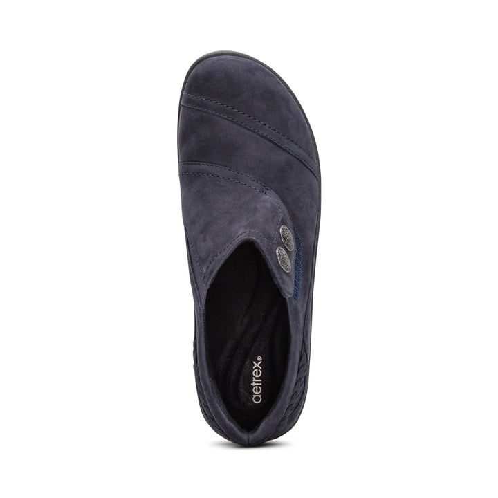 aetrex karina monk strap women's | navy