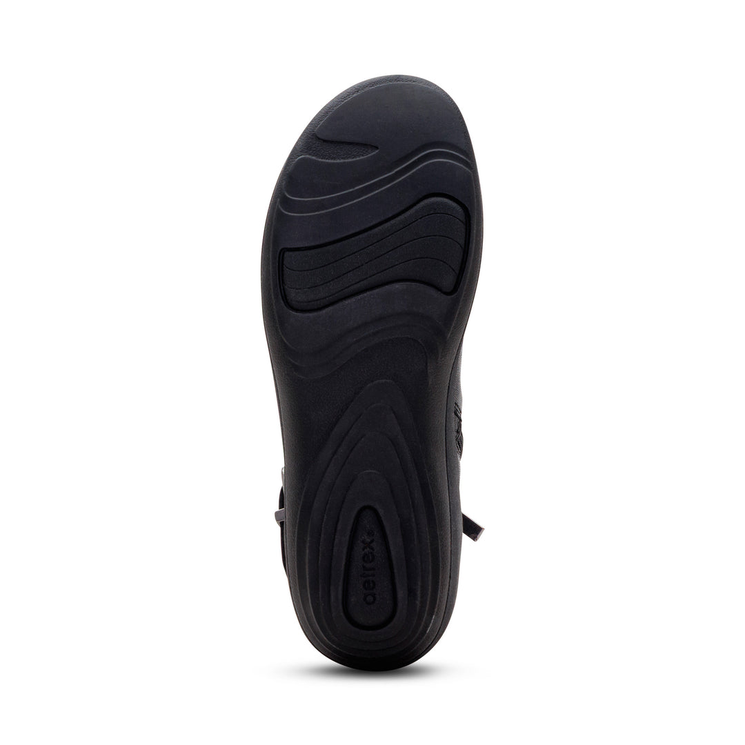 aetrex leah women's | black