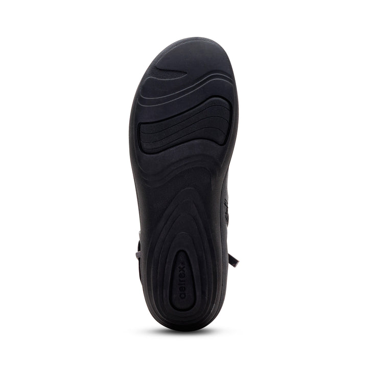 aetrex leah women's | black