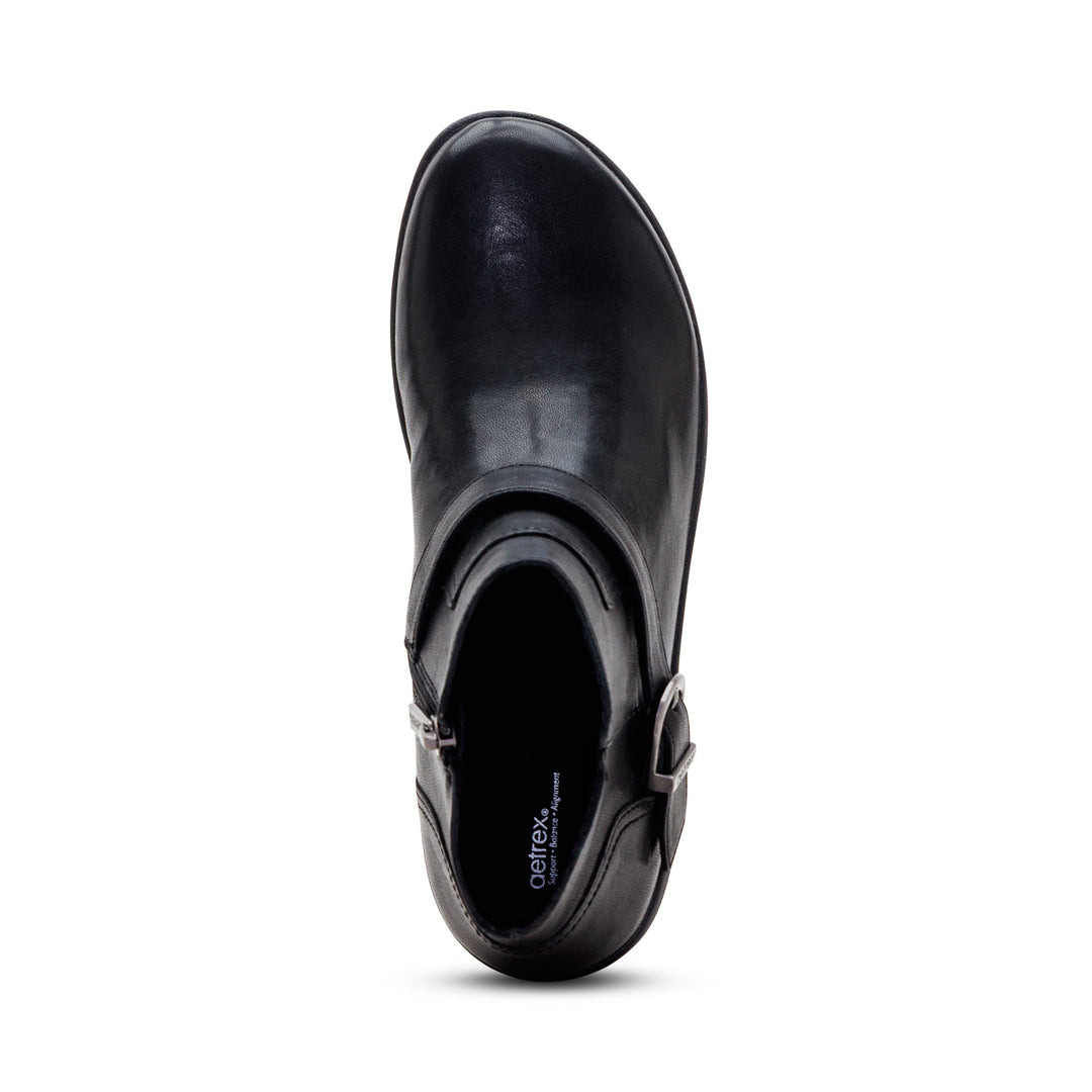 aetrex leah women's | black
