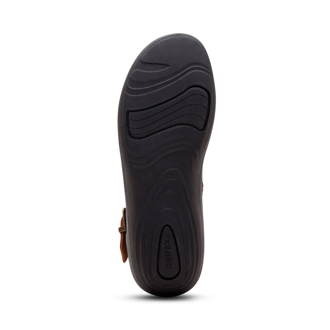 aetrex leah women's | cordovan
