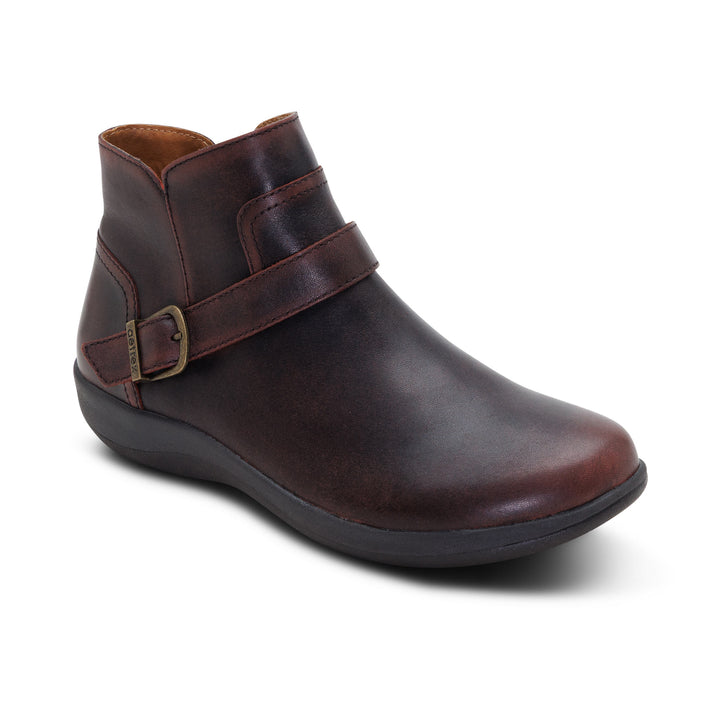 aetrex leah women's | cordovan