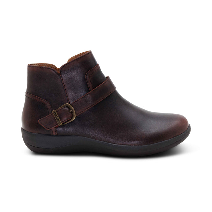 aetrex leah women's | cordovan