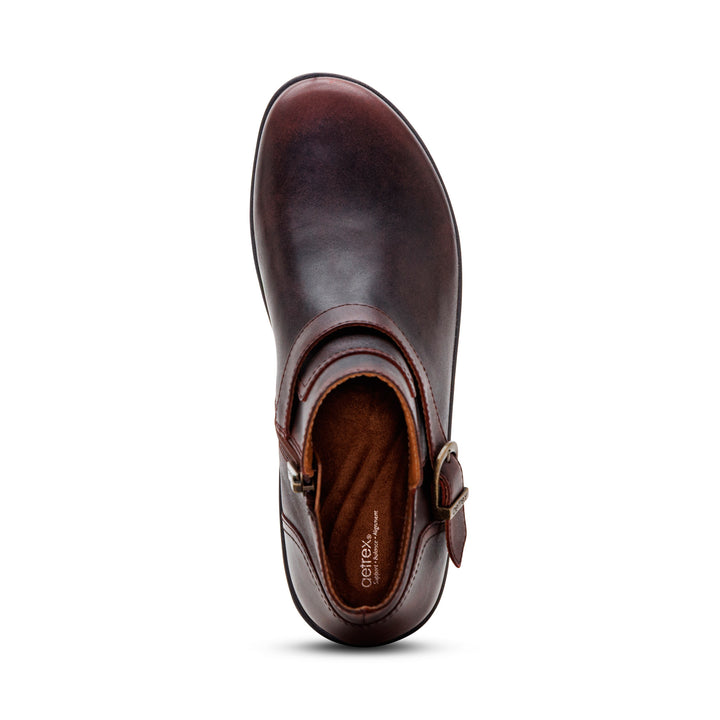 aetrex leah women's | cordovan