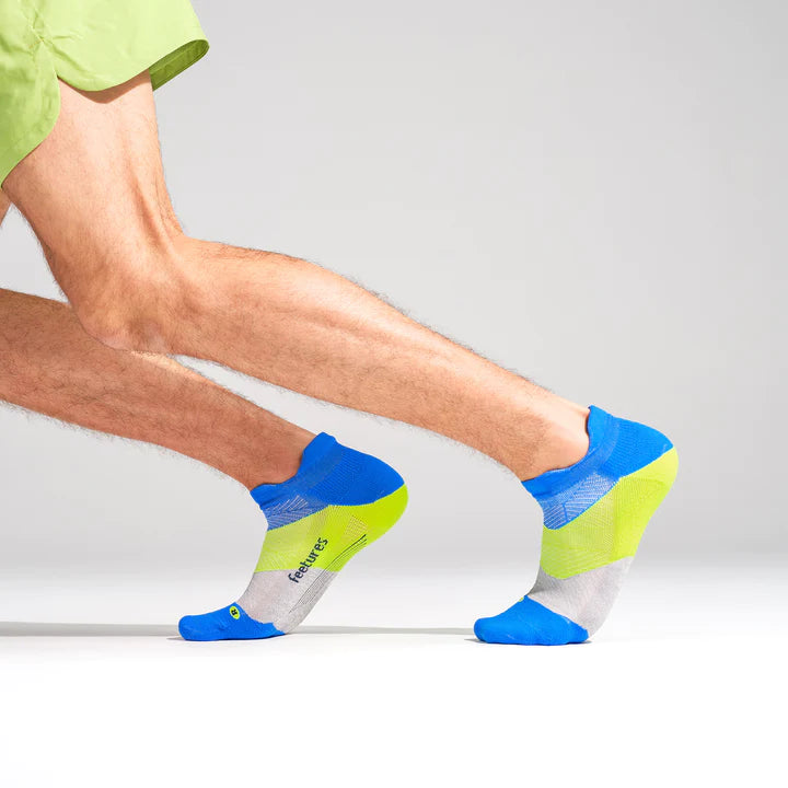 feetures elite light cushion no show tab men's | boulder blue