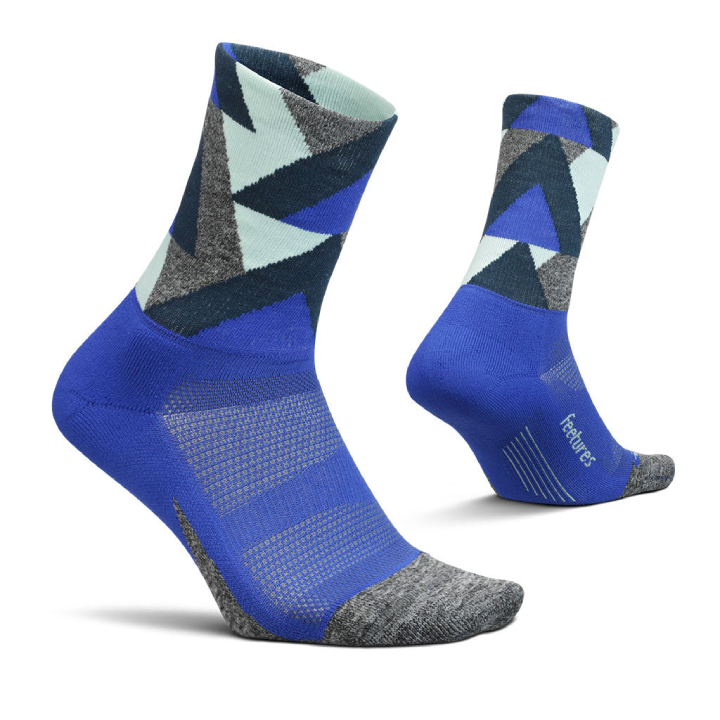 feetures elite light cushion mini crew | peak ocean