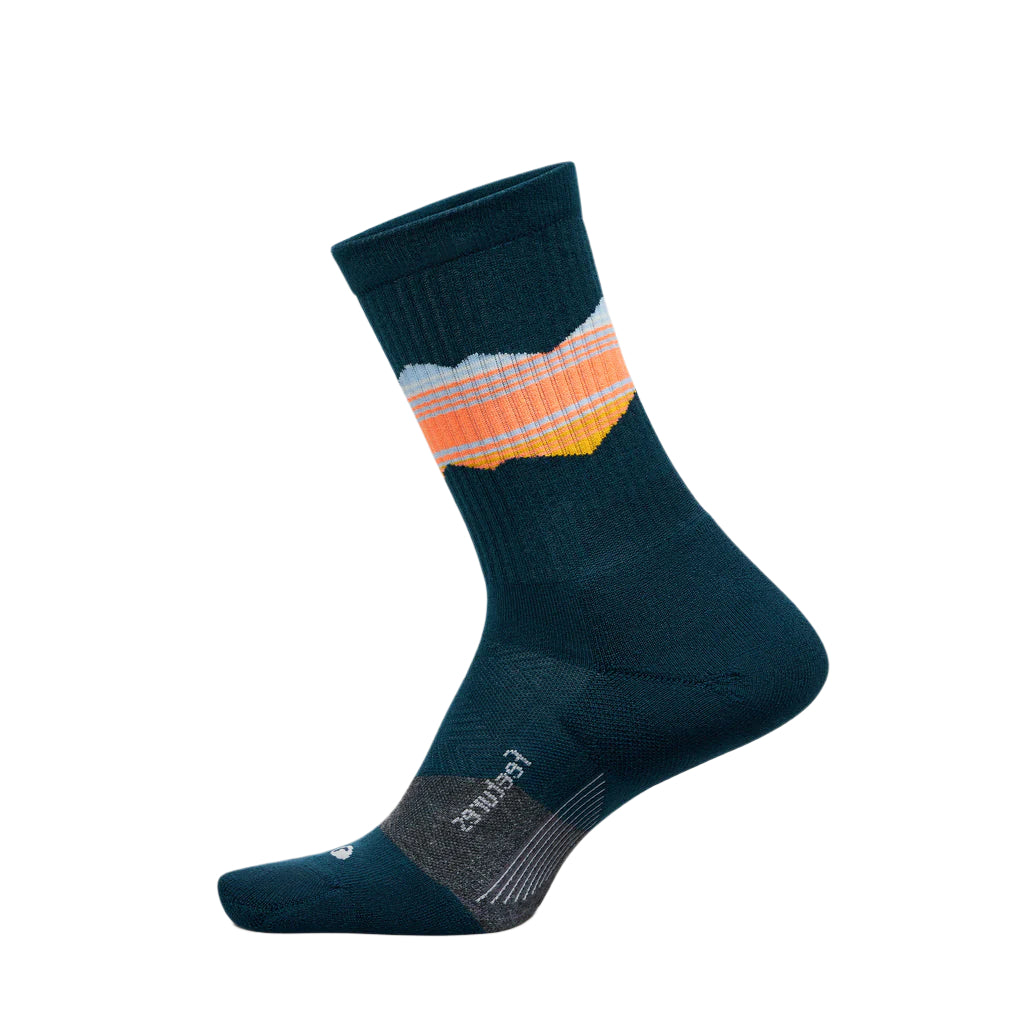 feetures trail max cushion mini crew | blue ridge navy