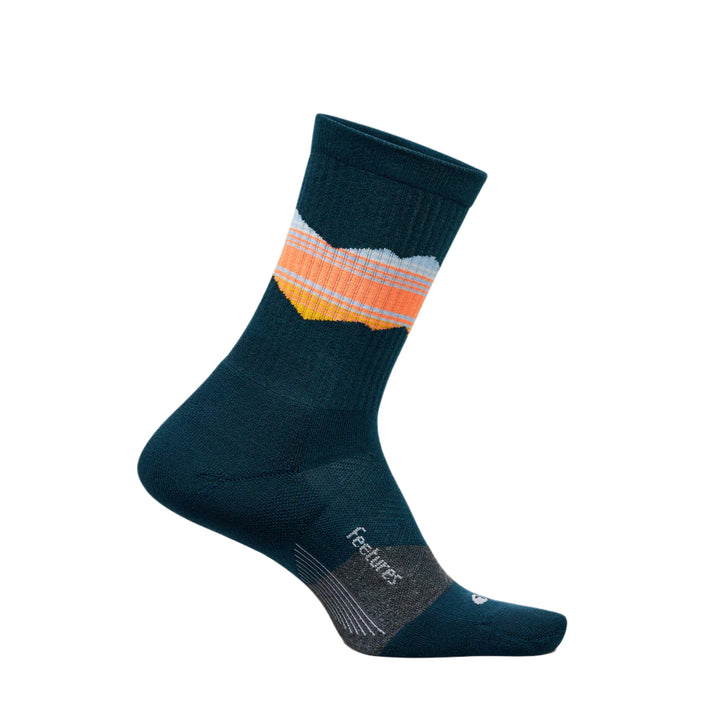 feetures trail max cushion mini crew | blue ridge navy