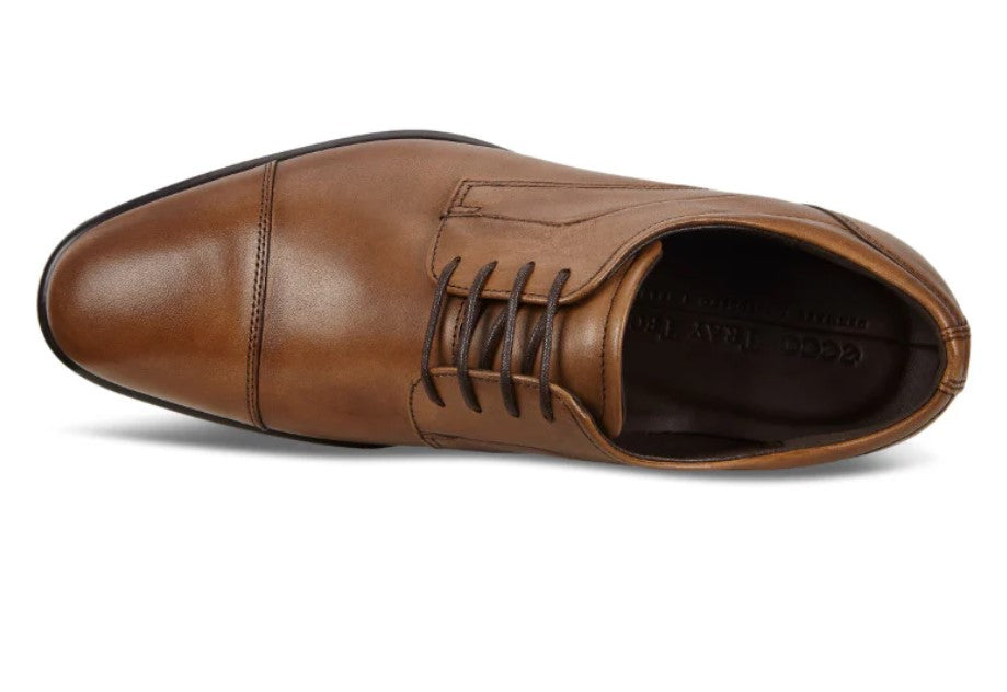 ECCO Citytray Cap Toe Tie Men's Amber / 42 ECCO Citytray Cap Toe Tie Men's Amber / 42