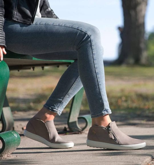 Ecco zip bootie best sale