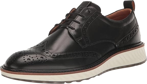ecco men's st.1 hybrid luxury dress sneaker Ecco ST.1 Hybrid Plain Toe Men's Black / 48