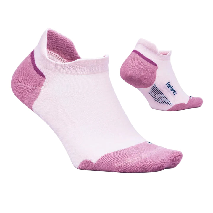 feetures elite max cushion tab sock | pink salt