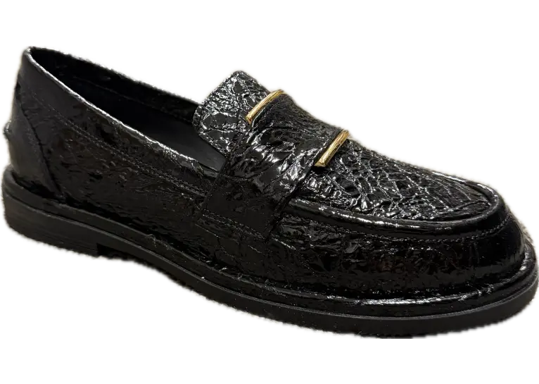 ava melani sarah women's | black croco