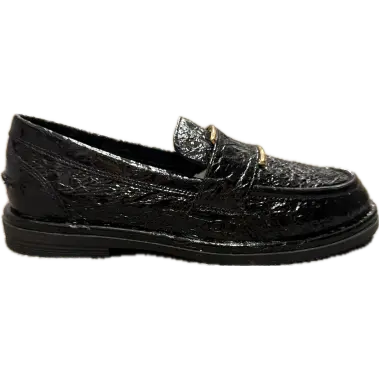 ava melani sarah women's | black croco
