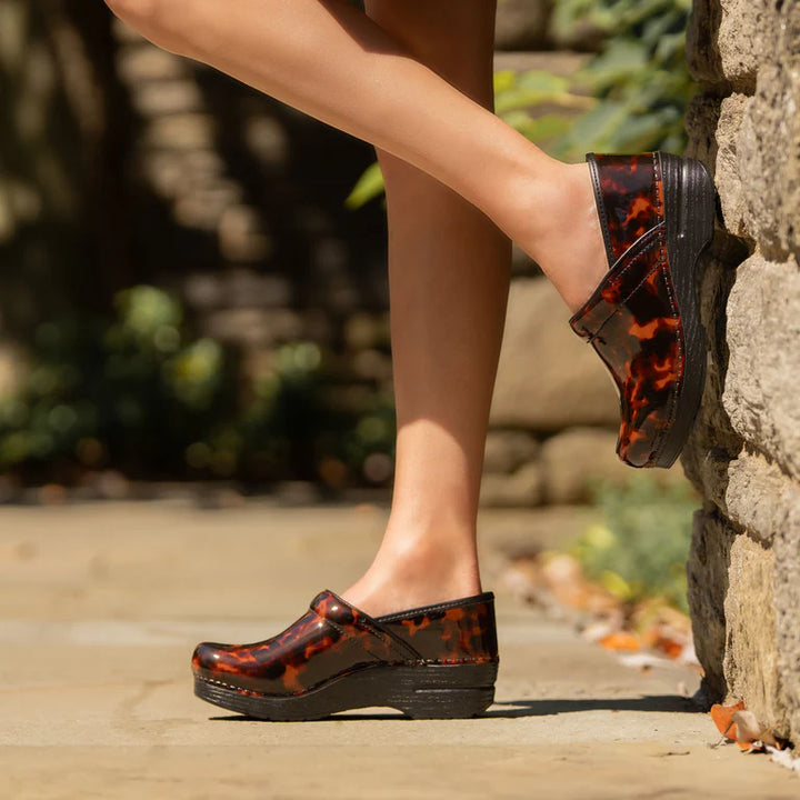 dansko professional women's | tortoise patent