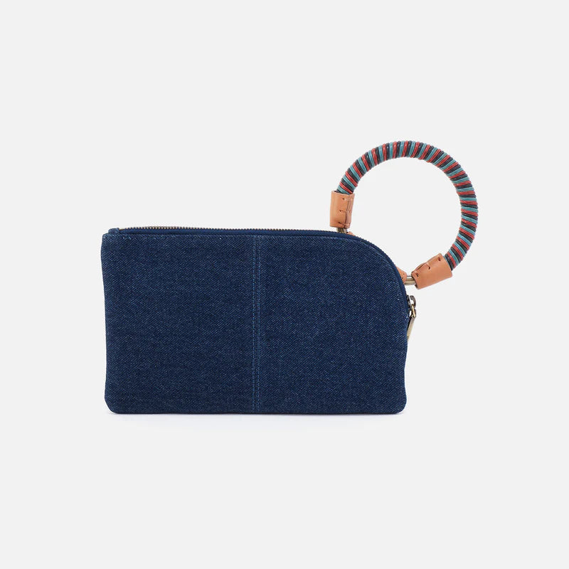 hobo sable wristlet women's | dark denim