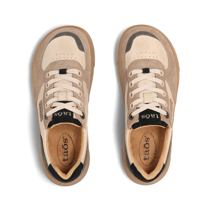 taos fusion women's | oat charcoal suede multi