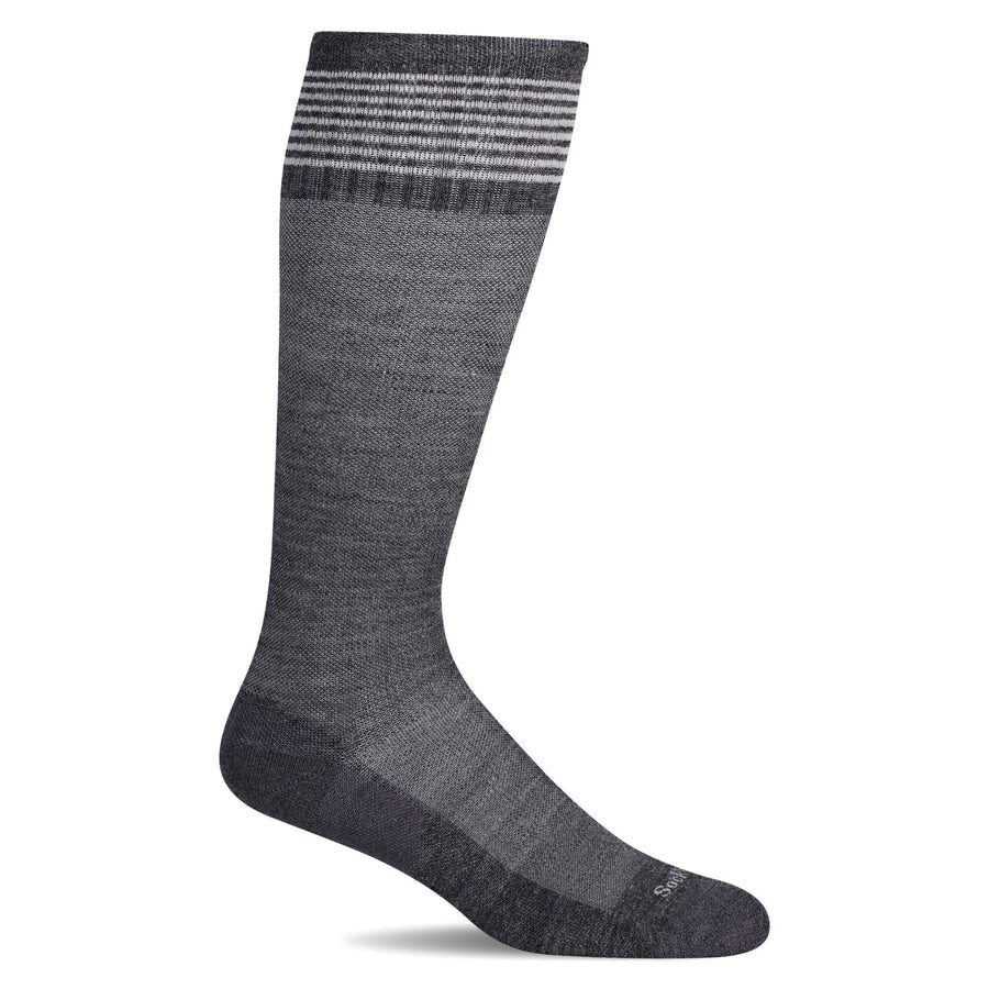 sockwell elevation firm graduated compression socks women's | charcoal solid