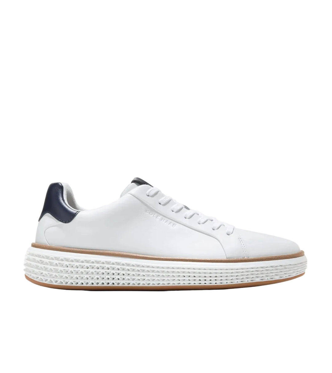 cole haan grandpro court skyweave men's | optic white midnight moon