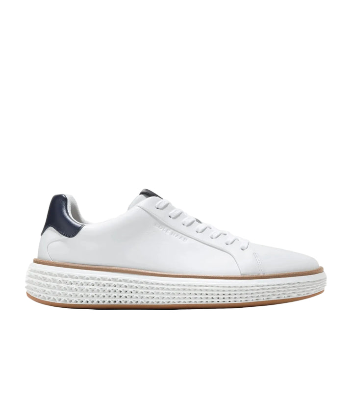 cole haan grandpro court skyweave men's | optic white midnight moon