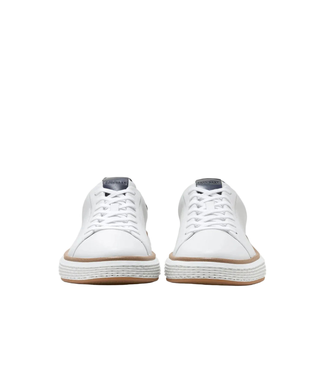 cole haan grandpro court skyweave men's | optic white midnight moon