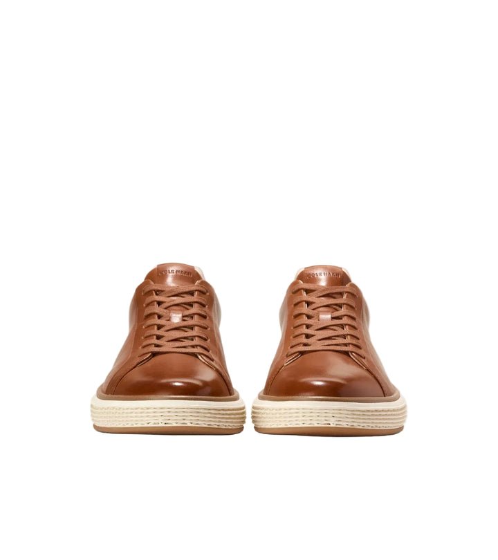 cole haan grandpro court skyweave men's | british tan chocolate ivory