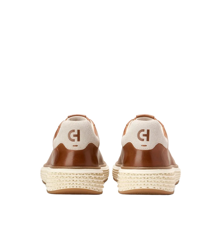 cole haan grandpro court skyweave men's | british tan chocolate ivory