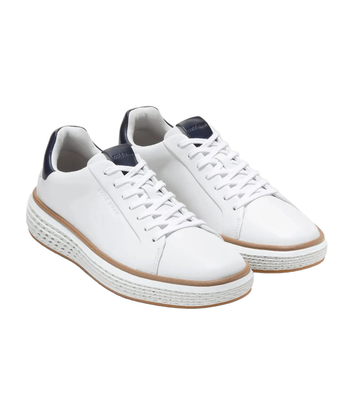 cole haan grandpro court skyweave men's | optic white midnight moon