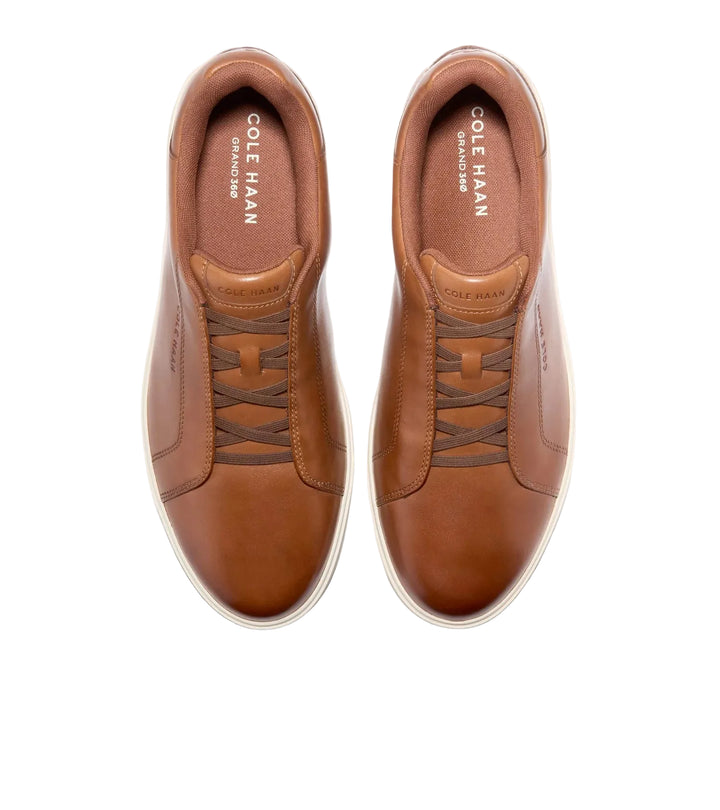 cole haan gandpro luxe slip-on men's | british tan ivory