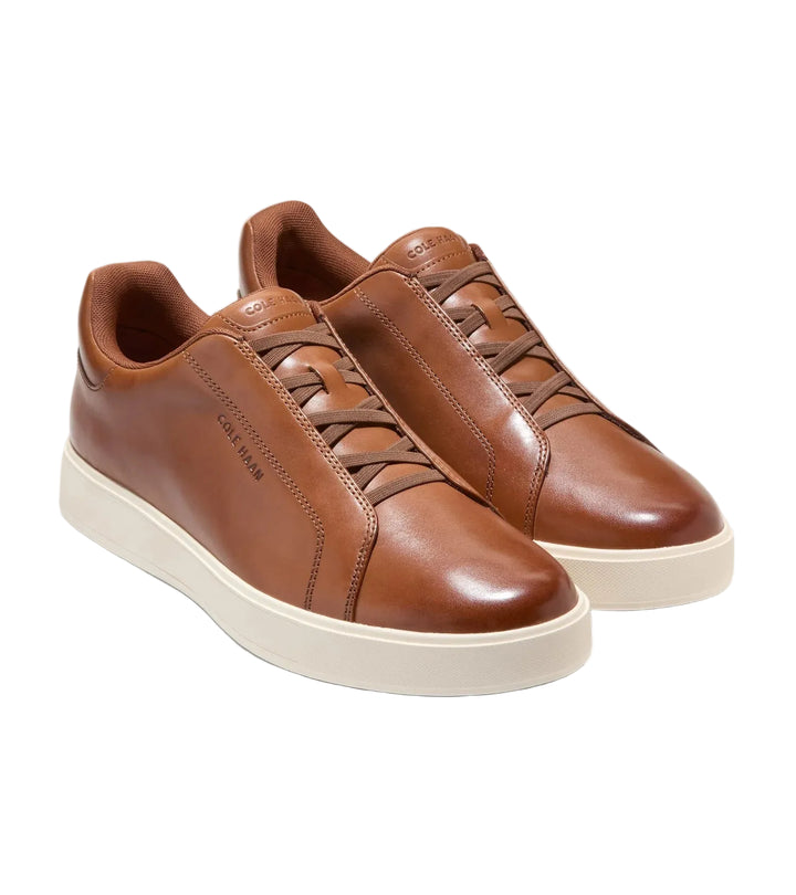 cole haan gandpro luxe slip-on men's | british tan ivory