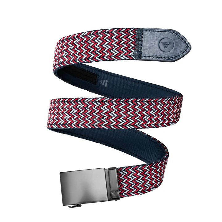 mission belt gunmetal braided elastic belt | braided