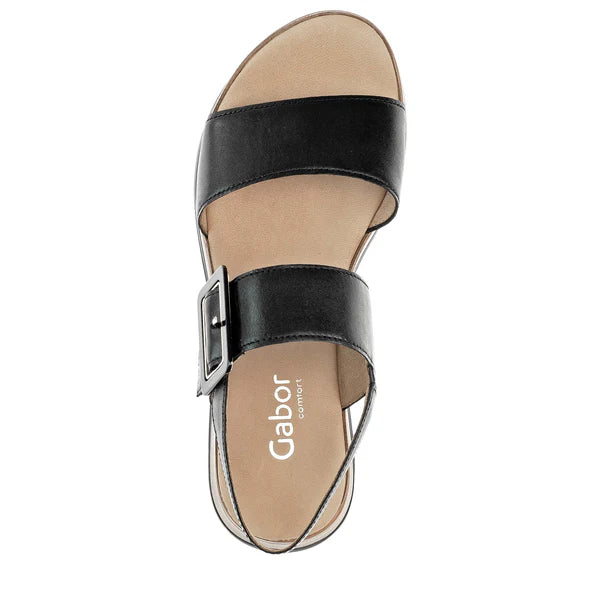 gabor premium sandal women's | black
