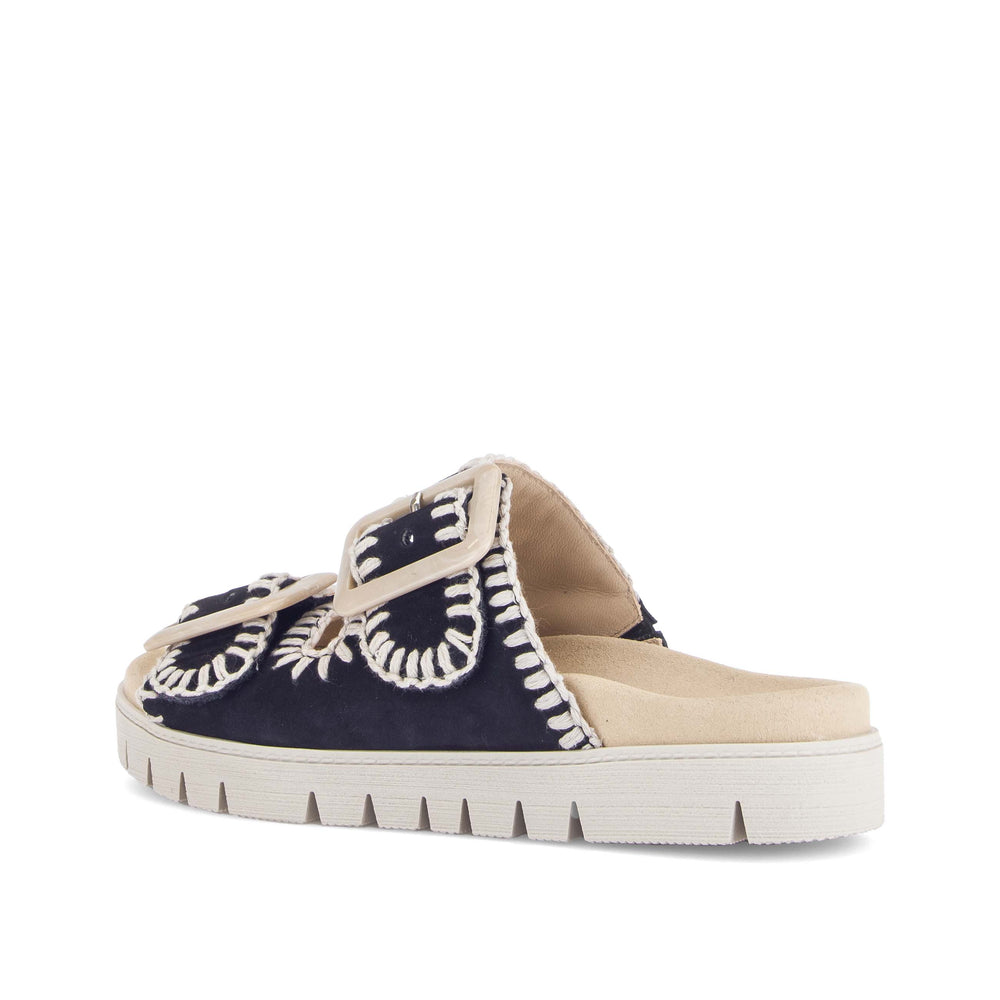 gabor two strap buckle sandal | 