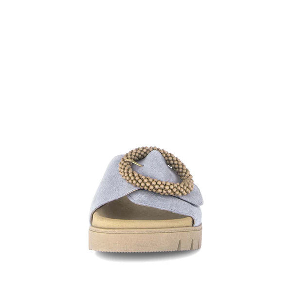 gabor one strap ring slide women's | sky