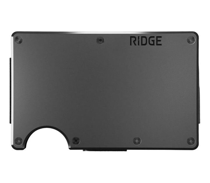 ridge wallet 2.0 - cash strap | gunmetal