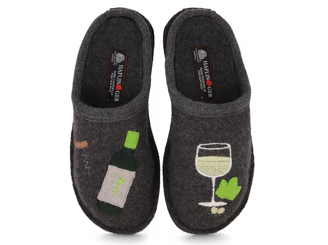 haflinger wine time women's | grey