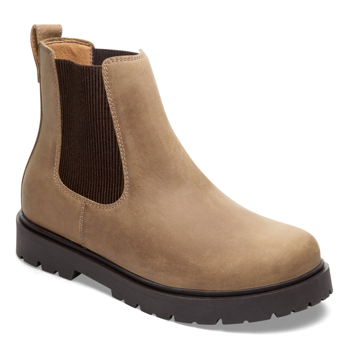borkenstock highwood slip on women's | tobacco