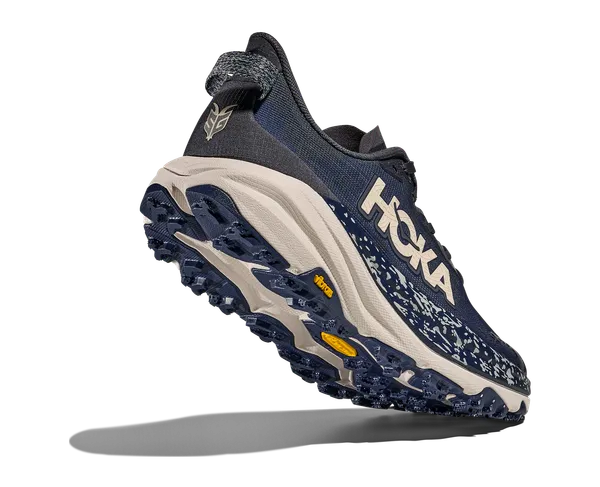 hoka speedgoat 6 wide men's | charcoal grey / midnight blue