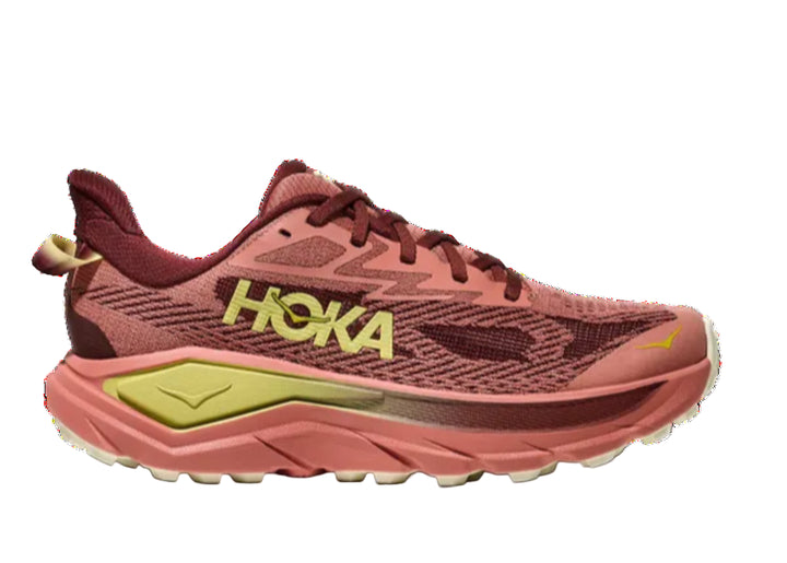 hoka challenger 8 women's | blush / dark cedar