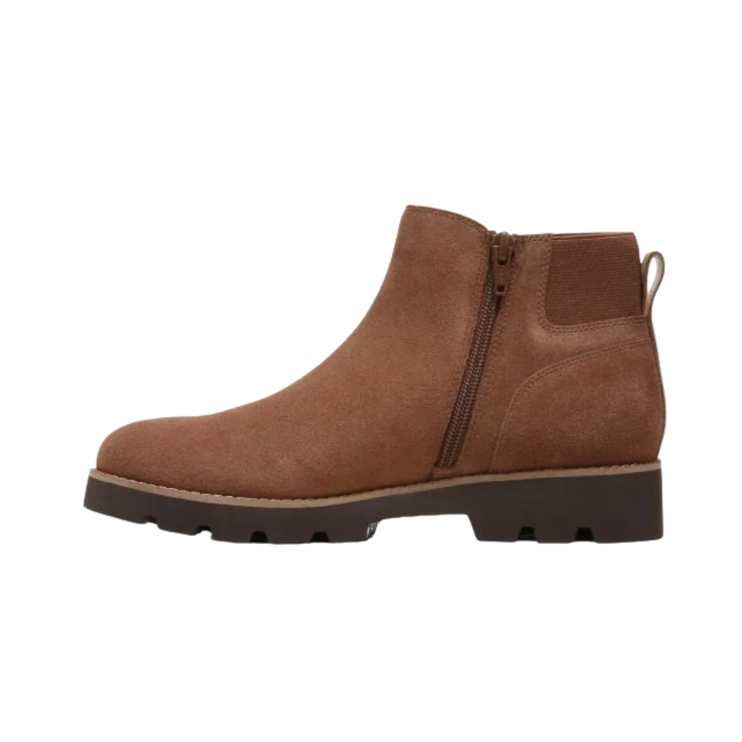 vionic brionie ankle boot women's | monks robe suede