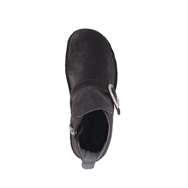naot kolmer women's | charcoal soft suede