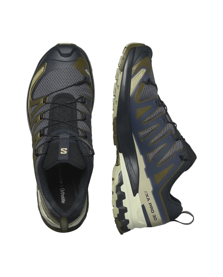 salomon xa pro 3d v9 men's | india ink / olive night / aloe wash