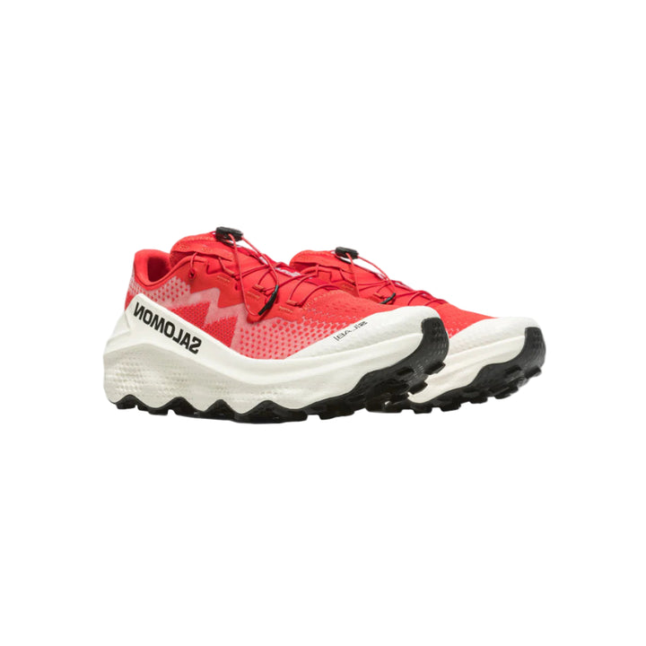 salomon  s/lab ultra glide men's | fiery red / pompeian red / vanilla ice