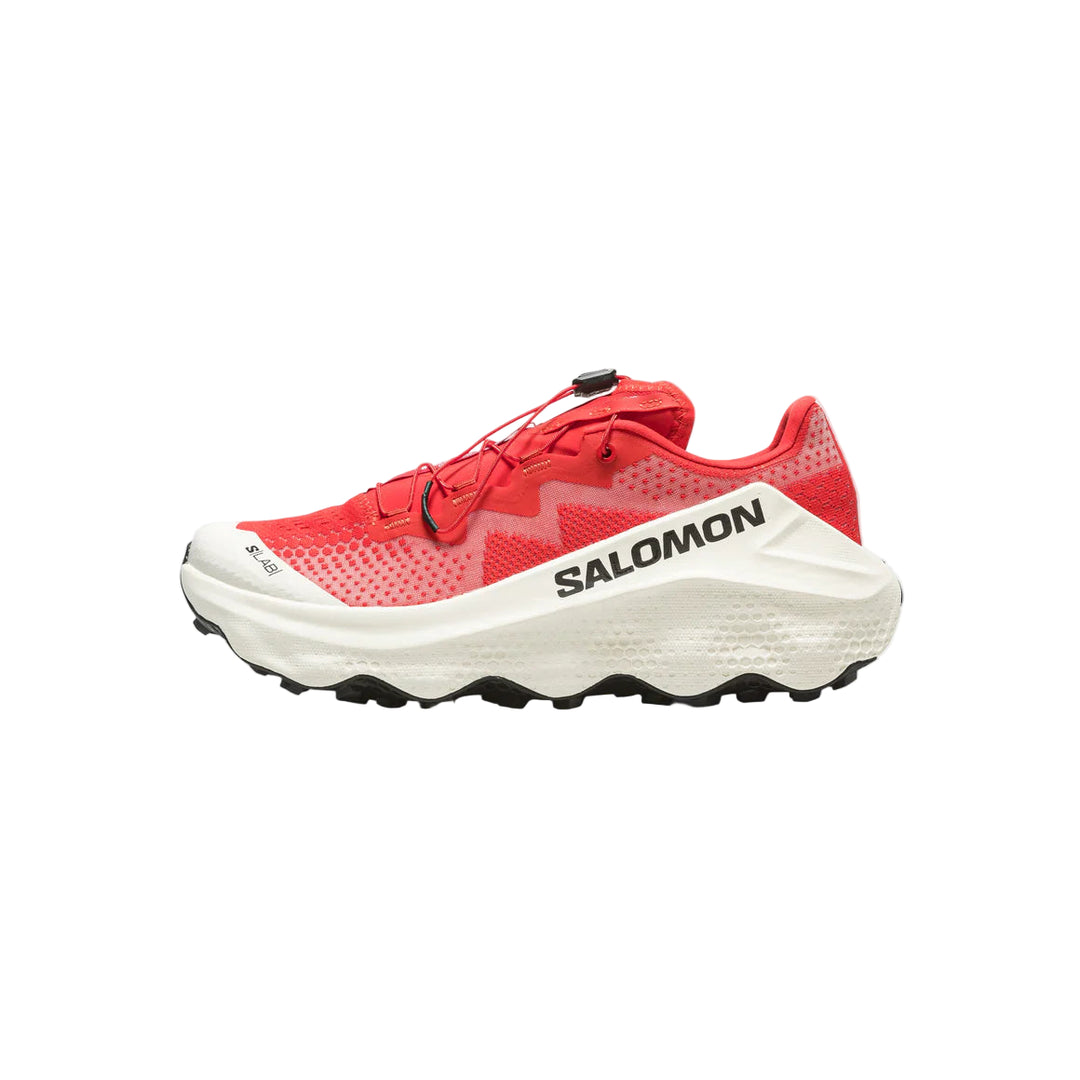 salomon  s/lab ultra glide men's | fiery red / pompeian red / vanilla ice