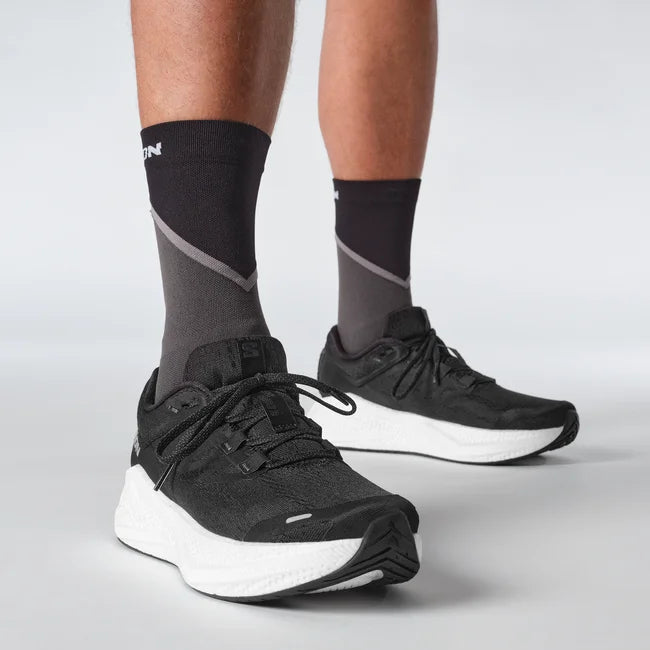 salomon aero glide 3 men's | black / white / asphalt