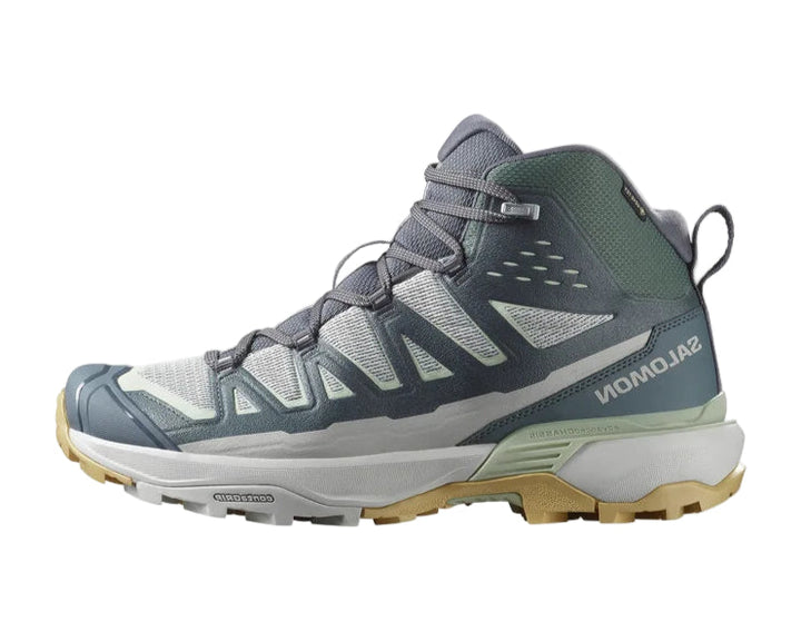 salomon x ultra 360 edge mid gore-tex men's | gray violet / turbulence / sea foam