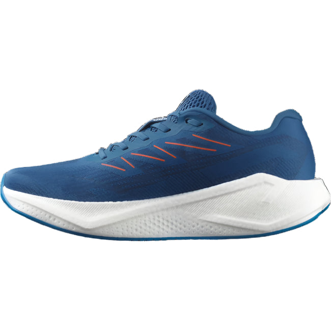 salomon aero blaze 3 men's | dark blue / white / cherry tomato