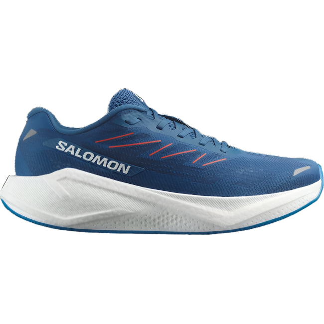 salomon aero blaze 3 men's | dark blue / white / cherry tomato