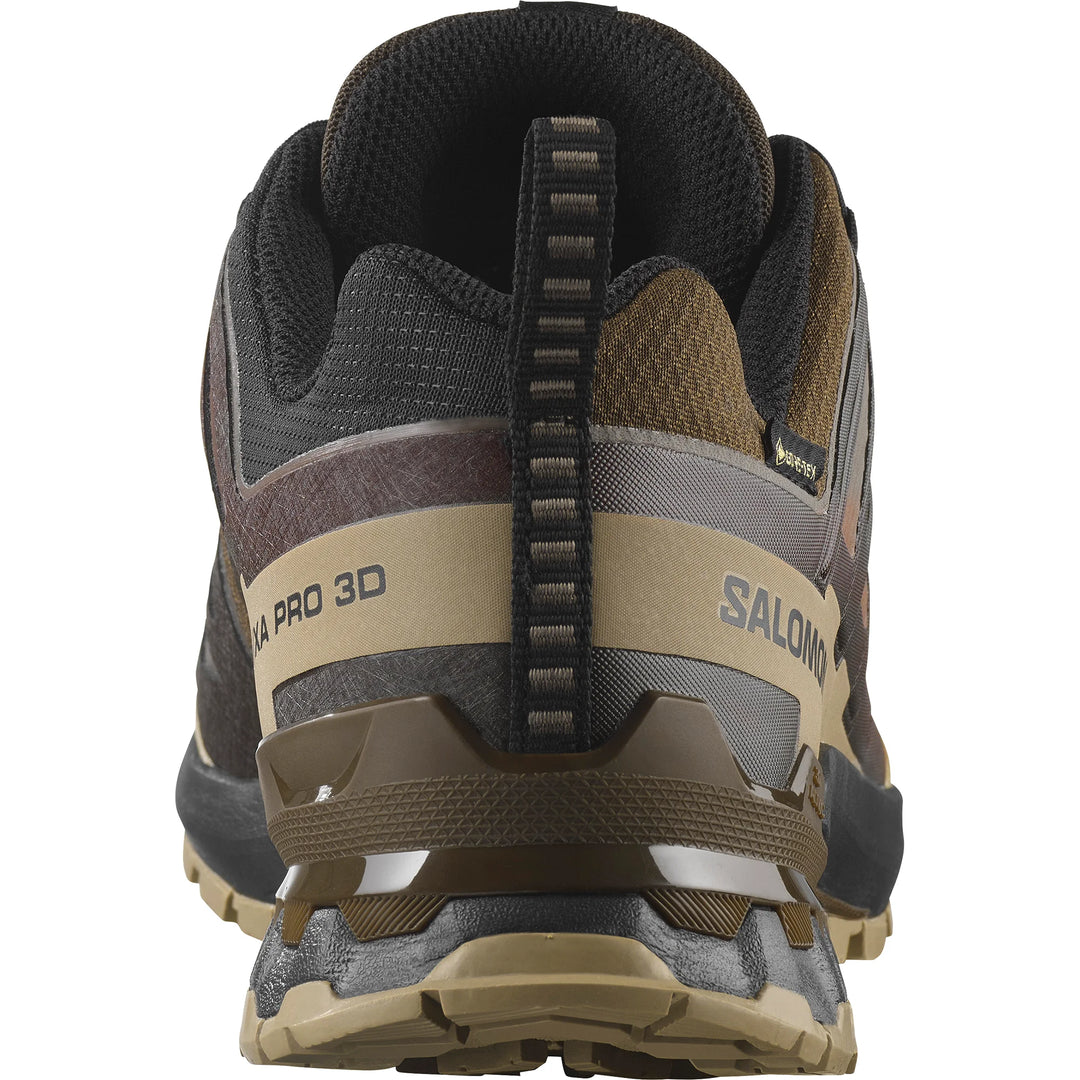 salomon xa pro 3d v9 gore-tex men's | dark earth / desert tan / black