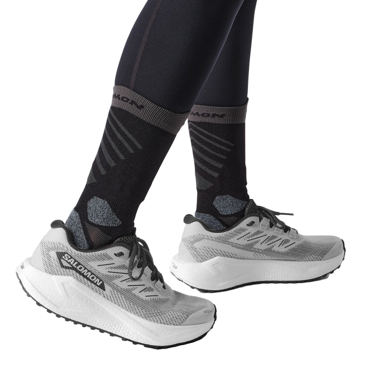 salomon aero blaze 3 grvl men's | lunar rock / white / black